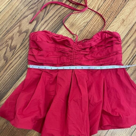 Red Halter Top L - Picture 2 of 6